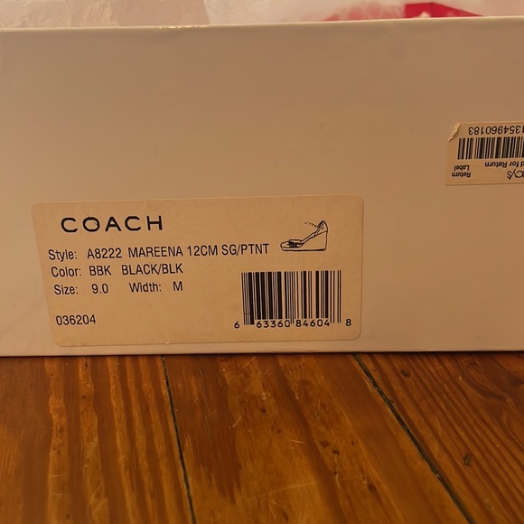 Coach size 9 suede wedges - Picture 6 of 6
